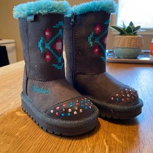 Brand New Twinkle Toes Skechers Boots 5c